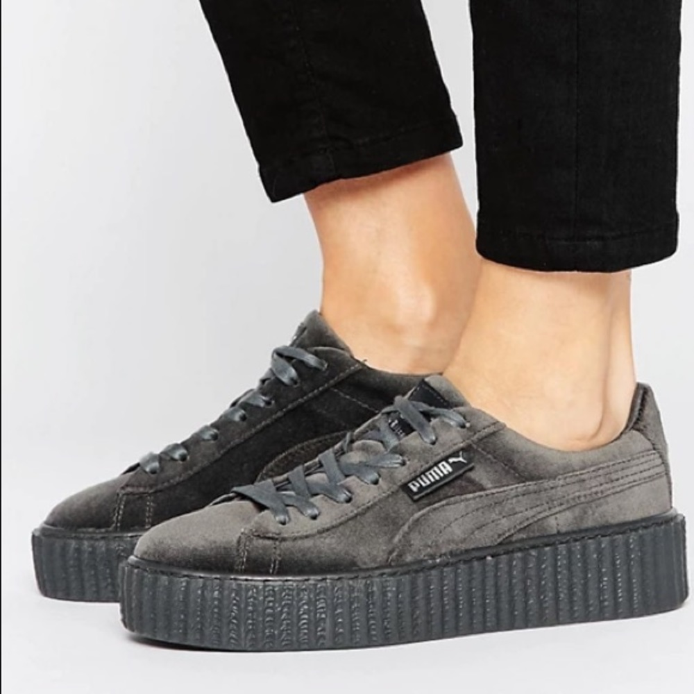 Fenty Puma Creepers- Velvet Gray/Silver - Rihanna